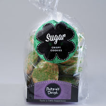 Load image into Gallery viewer, St Patrick&#39;s Day Crispy Sugar Cookies
