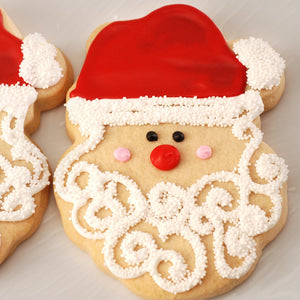 Santa Cut-Out Cookie Gift Set (12 Pieces) Poppie's Dough