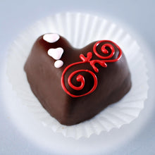 Load image into Gallery viewer, chocolate brownie heart decorated
