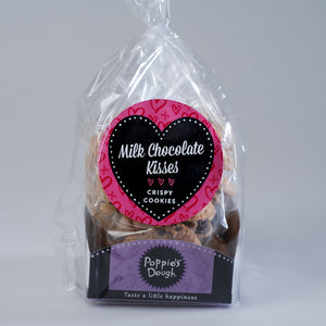 valentine milk chocolate cookie kisses